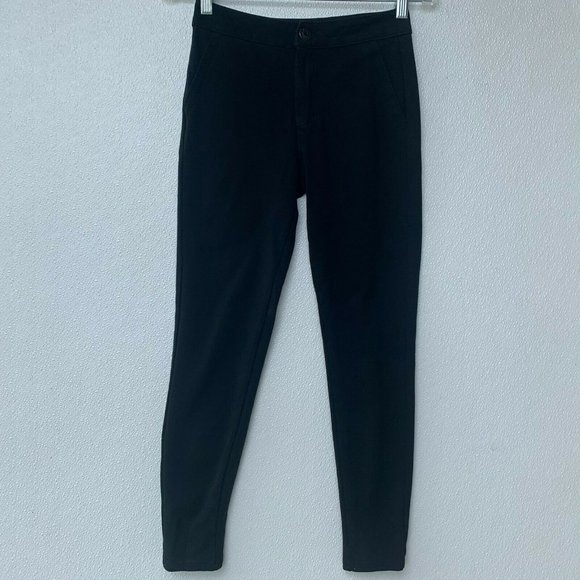 Sapphire Red Women's Leggings Size Small Black‎ Zip - Picture 1 of 9